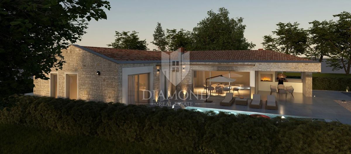 Poreč, okolica, moderna pametna hiša z bazenom