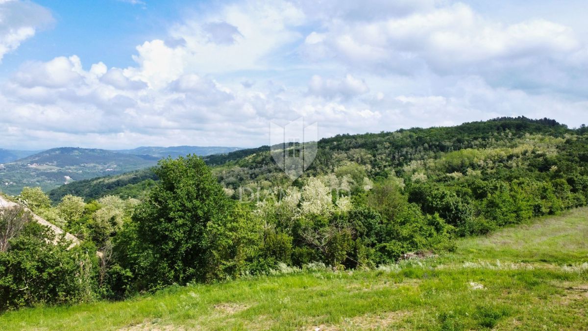 Okolica Poreča - zemljišče z dovoljenjem in panoramskim razgledom
