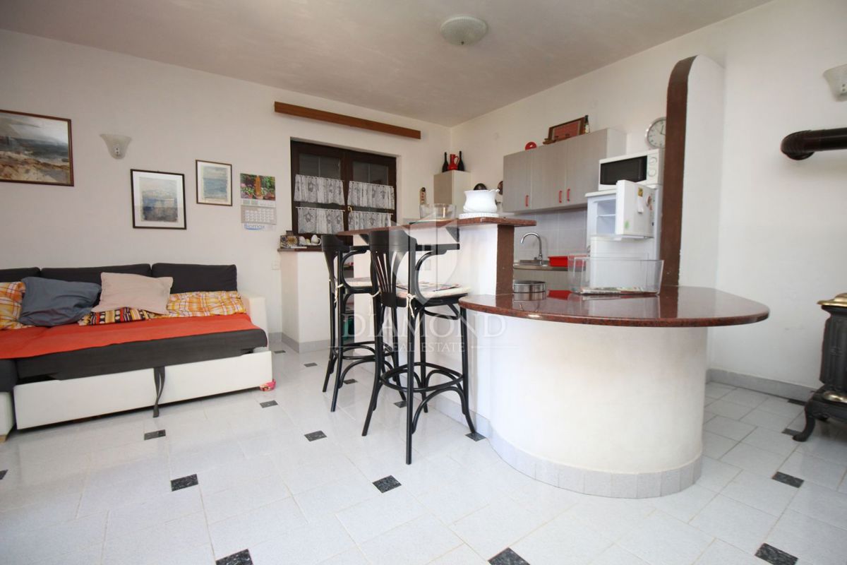 Rabac, Labin, okolica, hiša s pogledom na morje