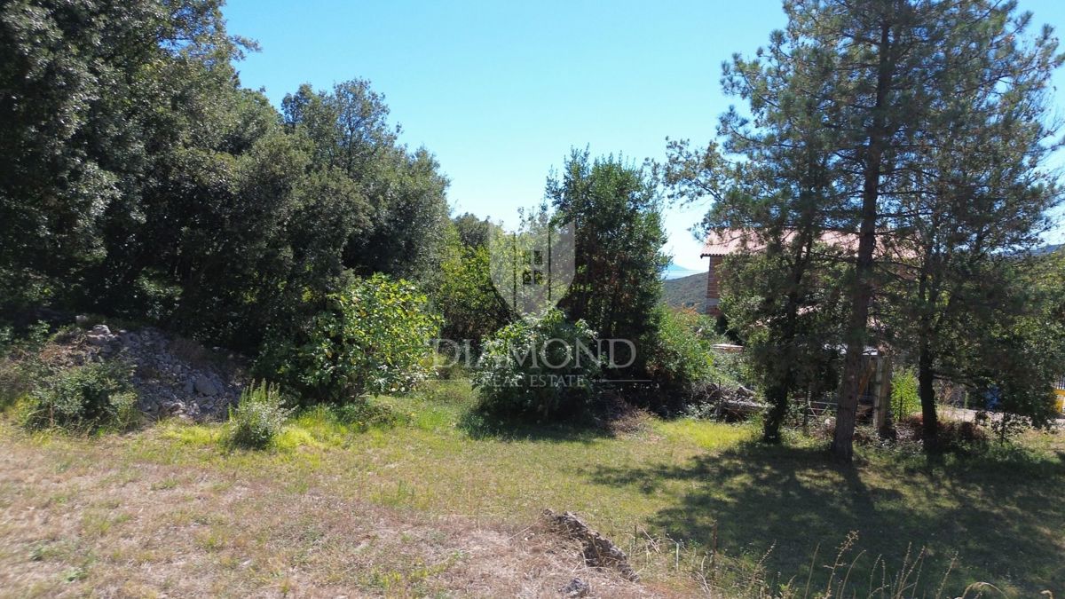 Rabac, Labin, okolica, hiša s pogledom na morje