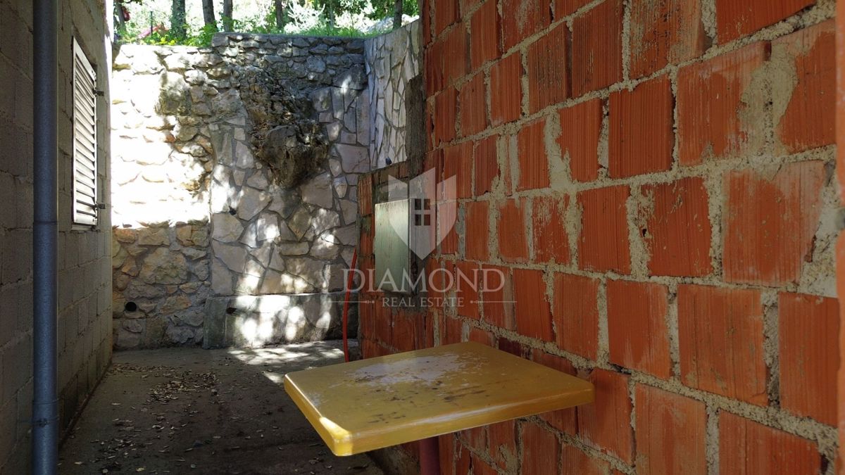 Rabac, Labin, okolica, hiša s pogledom na morje