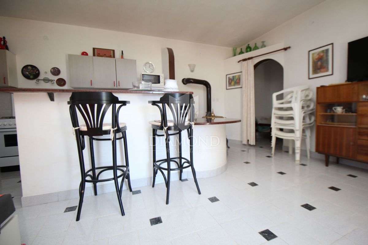 Rabac, Labin, okolica, hiša s pogledom na morje