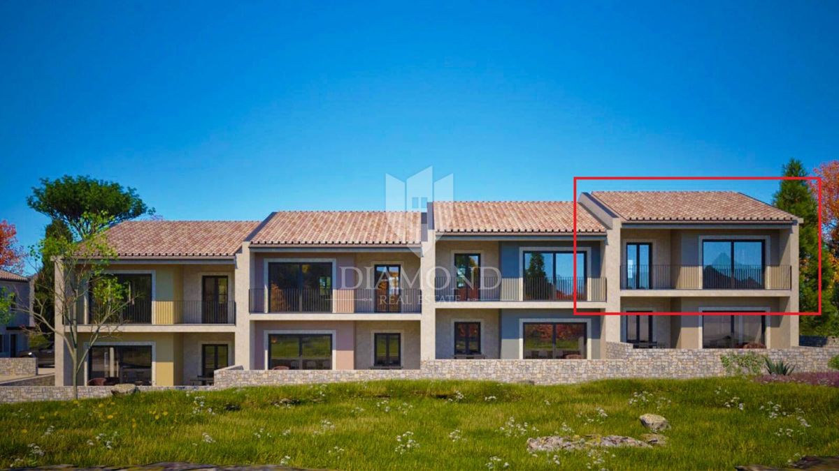 Zelo dobro stanovanje z dvema spalnicama in balkonom v bližini Rovinja