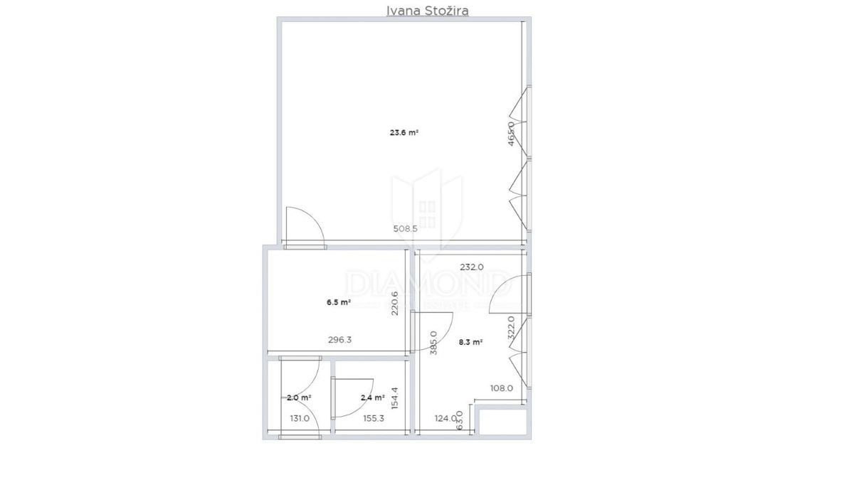 Apartmaj Vrbik, Trnje, 46,57m2