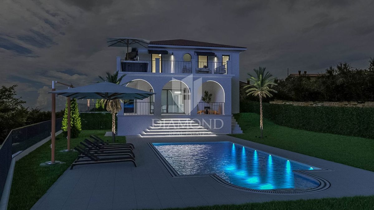 Buje, izjemna hiša s pogledom na morje!