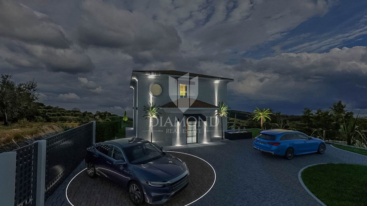 Buje, izjemna hiša s pogledom na morje!