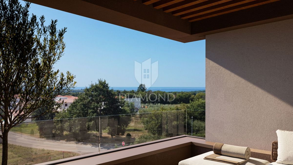 Poreč – Elegantno novogradbeno stanovanje s teraso za sodoben življenjski slog