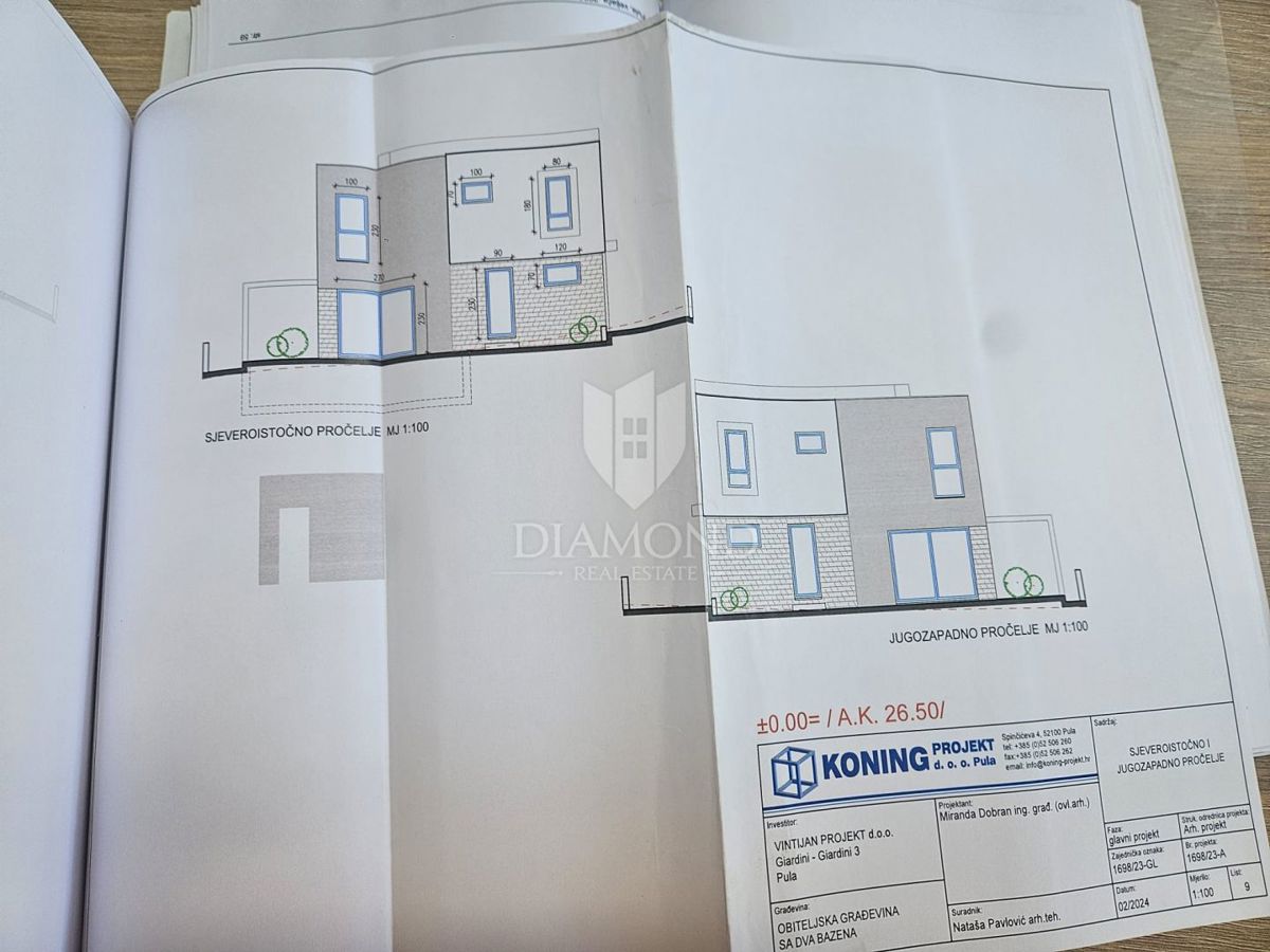 Dvostanovanjsko stanovanje na mirni lokaciji v bližini Pulja