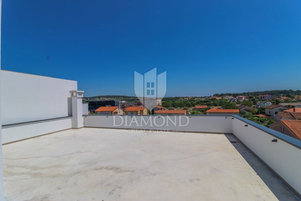 Pula, moderni apartmaji z velikimi terasami