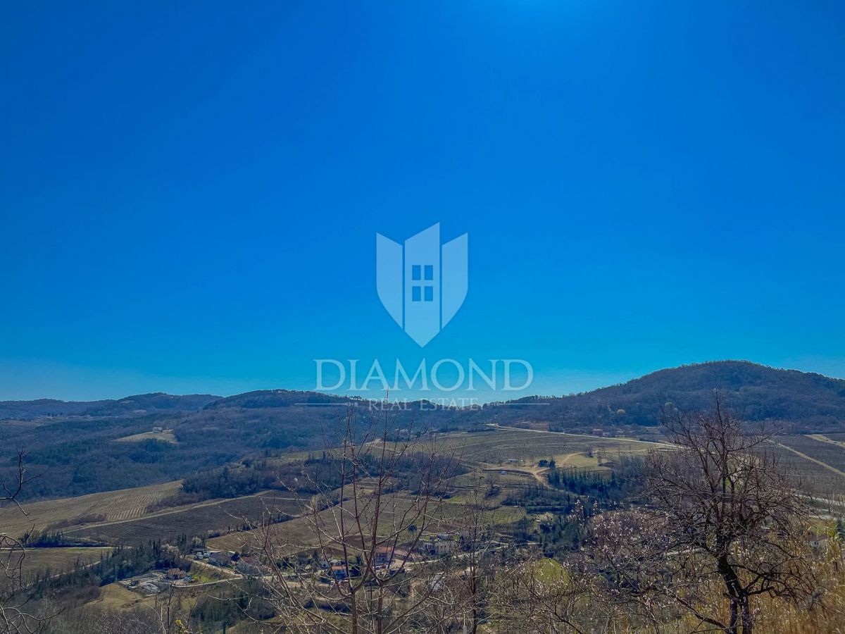 Motovun, samostojna hiša z odprtim razgledom