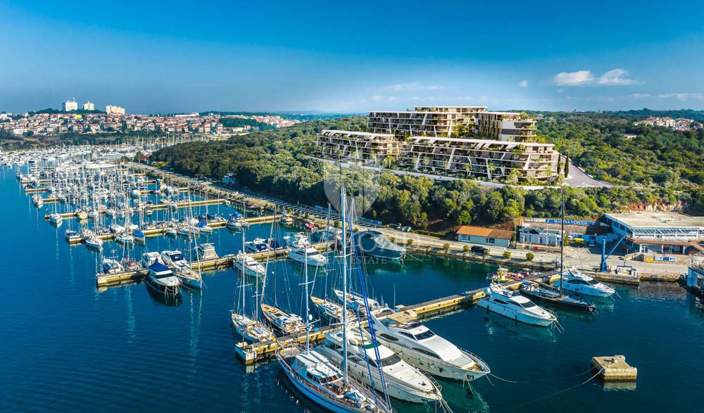 Pula, luksuzna novogradnja s panoramskim pogledom na morje