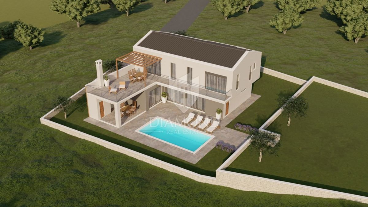 Odlično zemljišče s projektom in gradbenim dovoljenjem