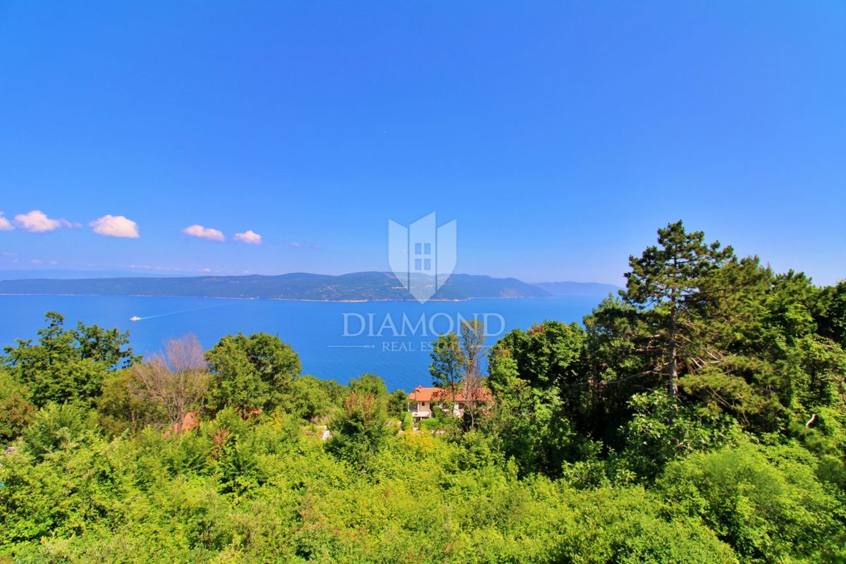 Labin, Rabac, nova hiša s čudovitim pogledom na morje