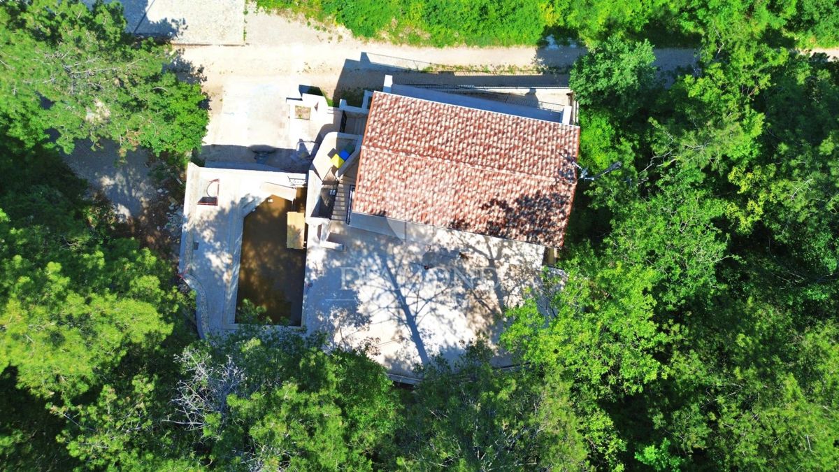 Labin, Rabac, nova hiša s čudovitim pogledom na morje