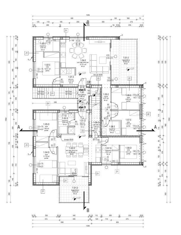Apartmaj Poreč, 88m2