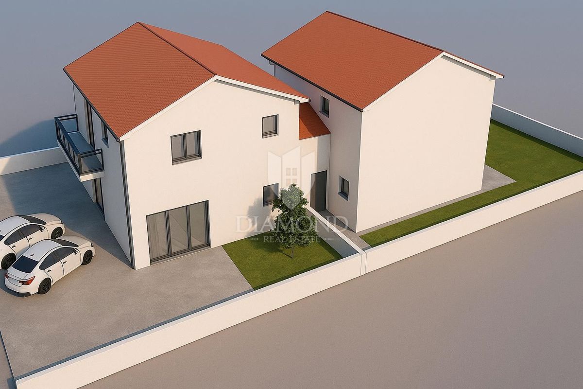 Buje, Kaštel, nova polpritlična hiša s 3 spalnicami