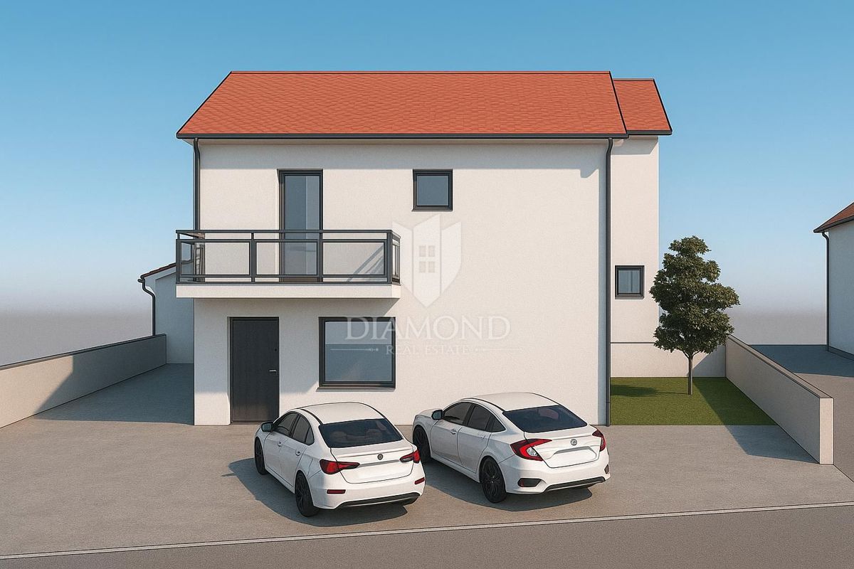 Buje, Kaštel, nova polpritlična hiša s 3 spalnicami