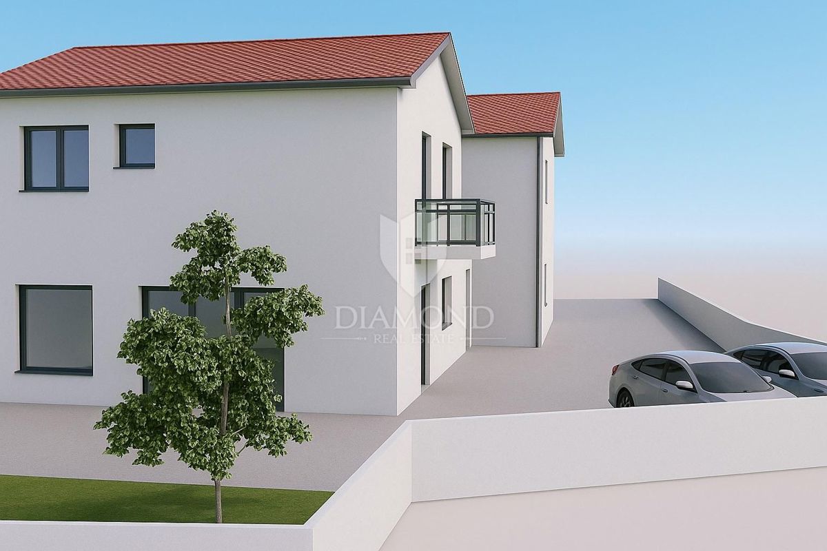 Buje, Kaštel, nova polpritlična hiša s 3 spalnicami