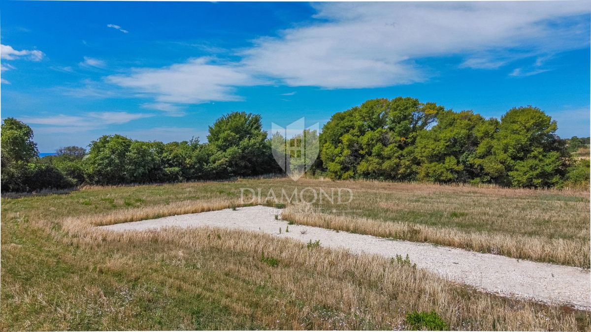 Fažana, okolica, privlačno zemljišče s pogledom na morje