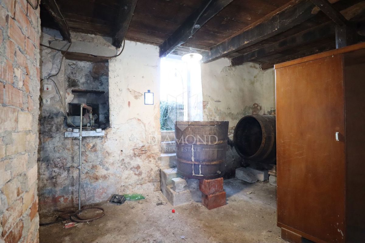 Dve hiši za prenovo z velikim dvoriščem, okolica Žminja