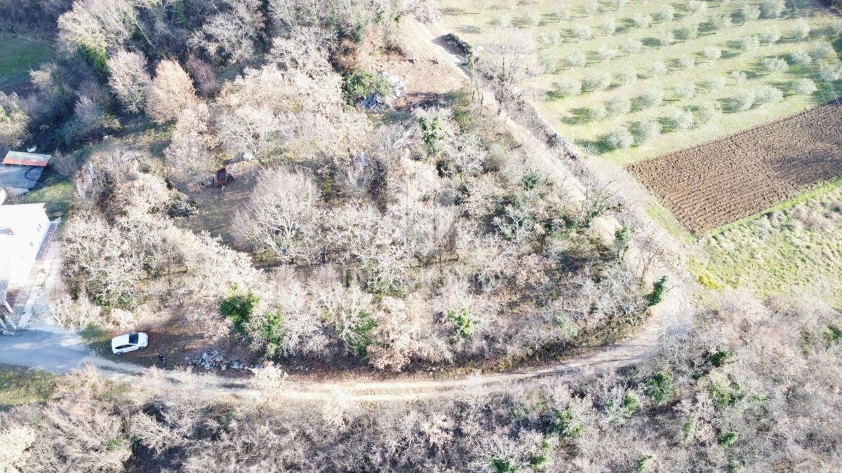 Poreč, okolica, zemljišče s panoramskim pogledom na morje