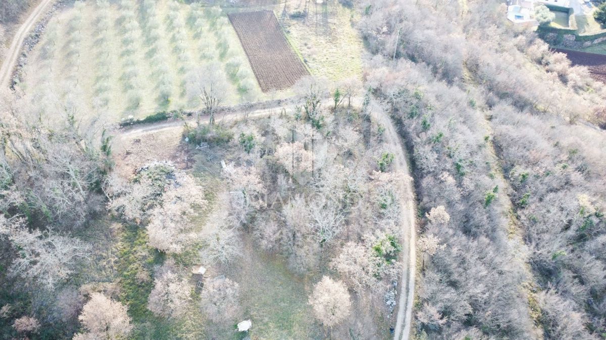 Poreč, okolica, zemljišče s panoramskim pogledom na morje