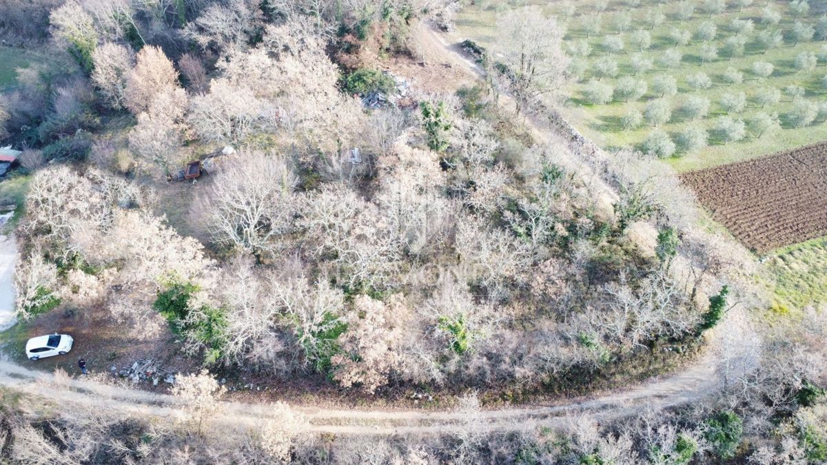 Poreč, okolica, zemljišče s panoramskim pogledom na morje