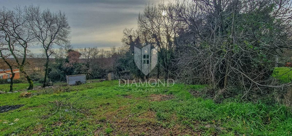 Novigrad, okolica, čudovito zemljišče velikosti 1082 m2 z označeno starino!