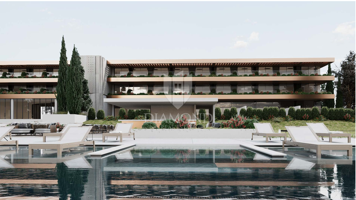 Istra, Poreč - zemljišče z dovoljenjem za hotel, prva vrsta ob morju