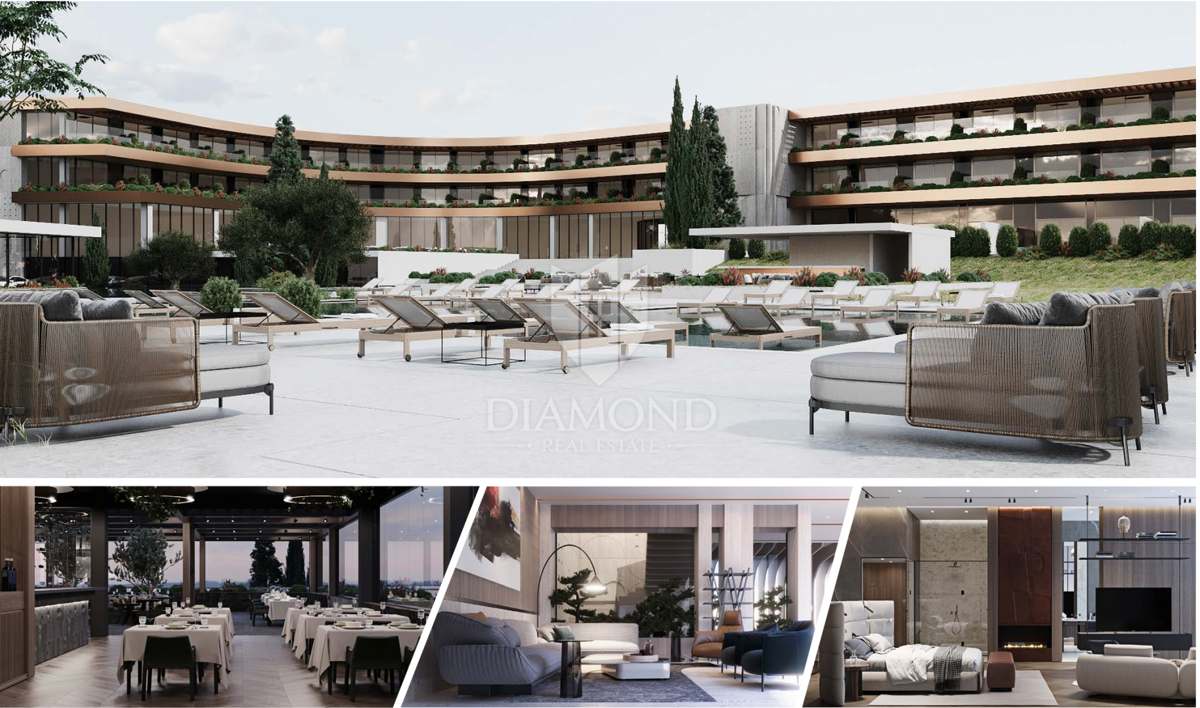 Istra, Poreč - zemljišče z dovoljenjem za hotel, prva vrsta ob morju