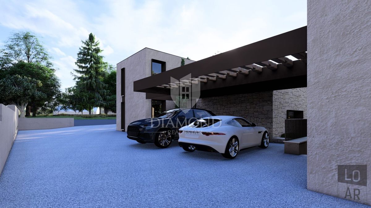 Novigrad, okolica, moderna hiša 175 m2 z bazenom