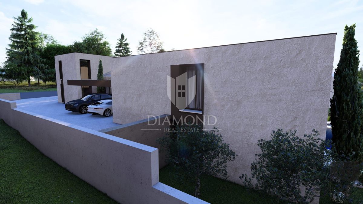 Novigrad, okolica, moderna hiša 175 m2 z bazenom