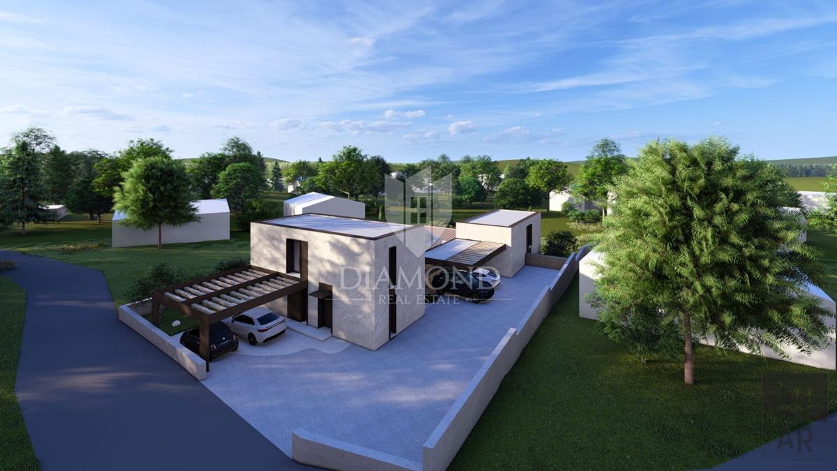 Novigrad, okolica, moderna hiša 175 m2 z bazenom