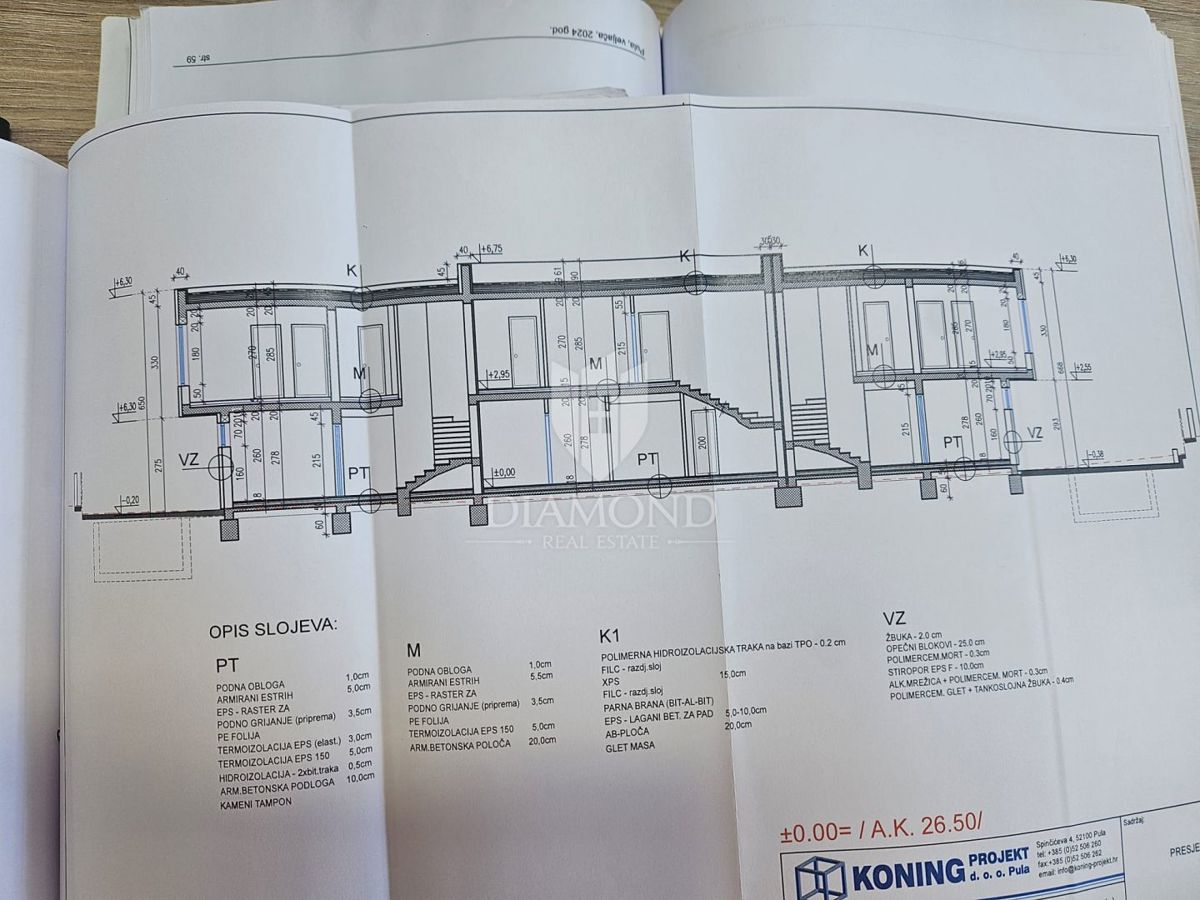Vrstna hiša blizu centra Pulja!