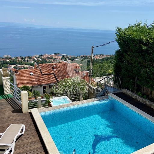 Opatija, okolica, samostojna hiša s pogledom na morje