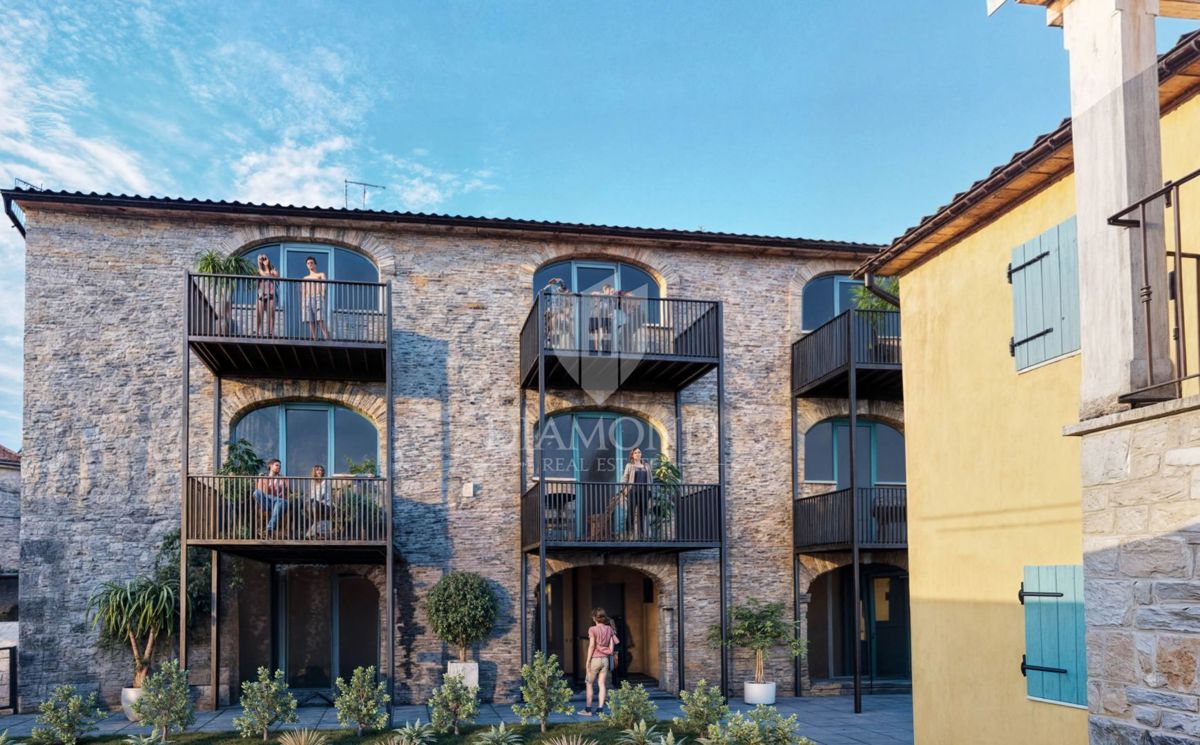 Buje, okolica! Čudovito novo stanovanje z 2 spalnicama!