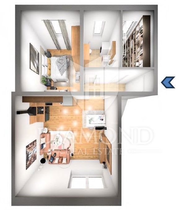 Buje, okolica! Čudovito novo stanovanje z 2 spalnicama!