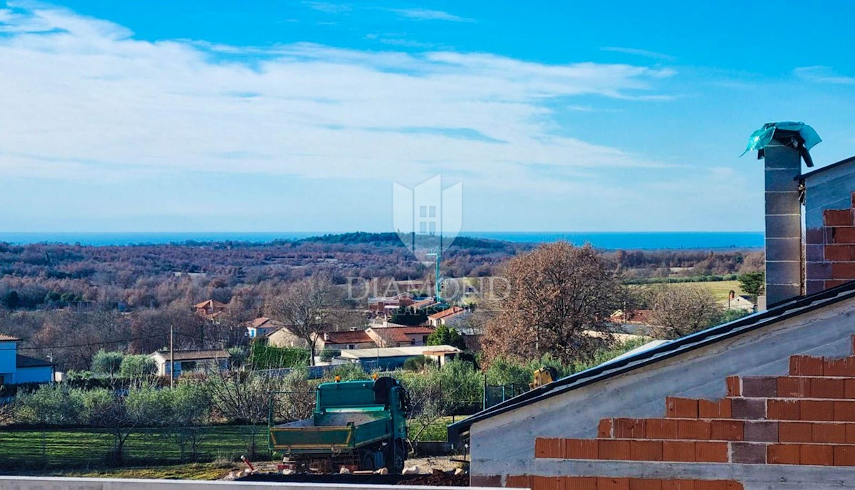 Poreč, okolica. Dizajnerska vila z wellnessom in pogledom na morje