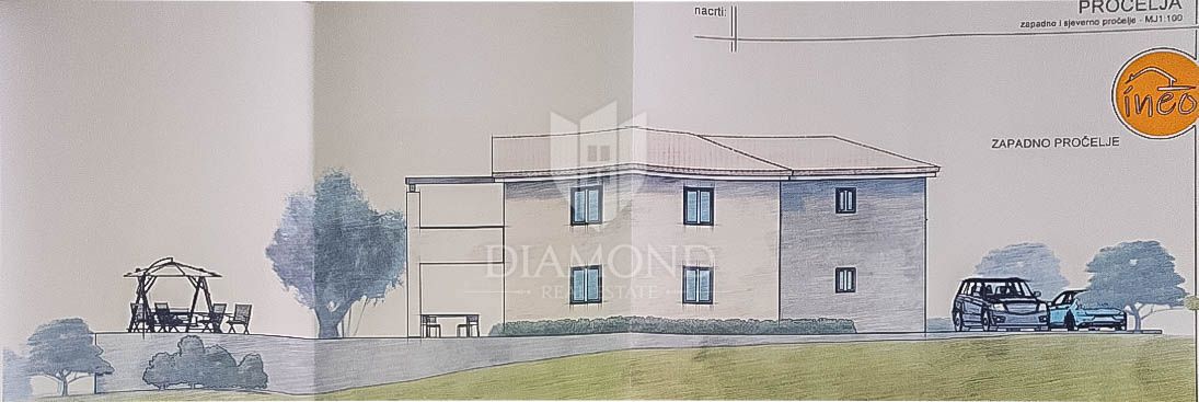 Istra, Momjan - čudovita vila z bazenom v gradnji! 