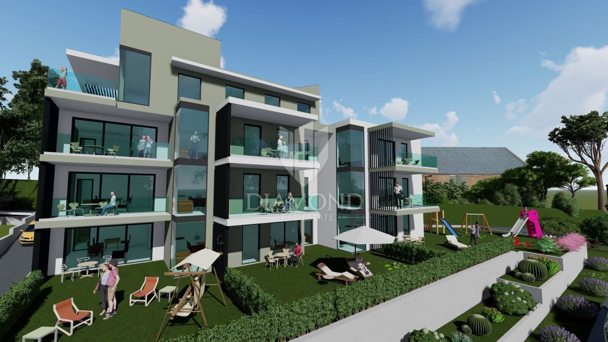 Buje, atraktiven penthouse z dvigalom in garažo!