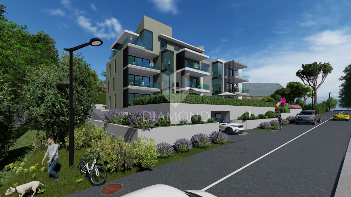 Buje, atraktiven penthouse z dvigalom in garažo!