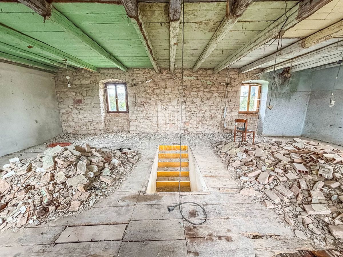 Istra, Umag- okolica, samostojna kamnita hiša z vrtom!