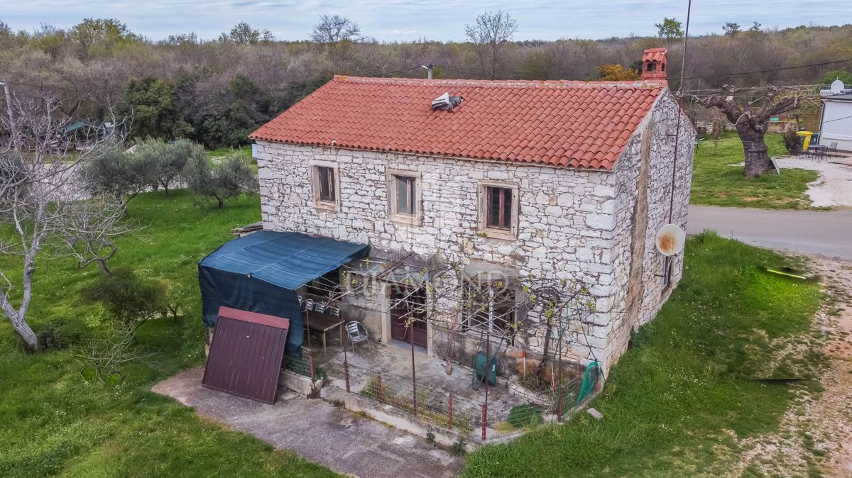 Istra, Umag- okolica, samostojna kamnita hiša z vrtom!