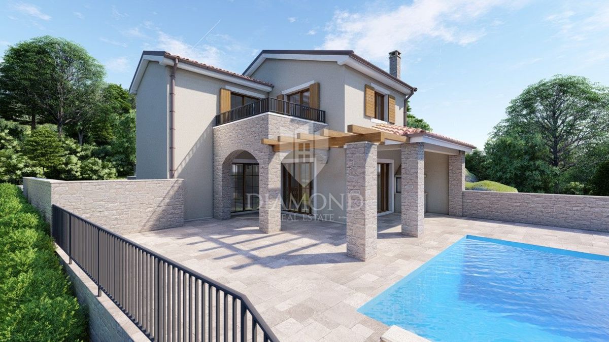 Grožnjan, zemljišče velikosti 2898 m² za gradnjo več hiš!