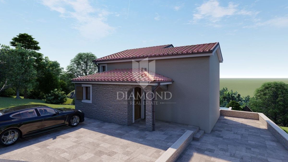 Grožnjan, zemljišče velikosti 2898 m² za gradnjo več hiš!
