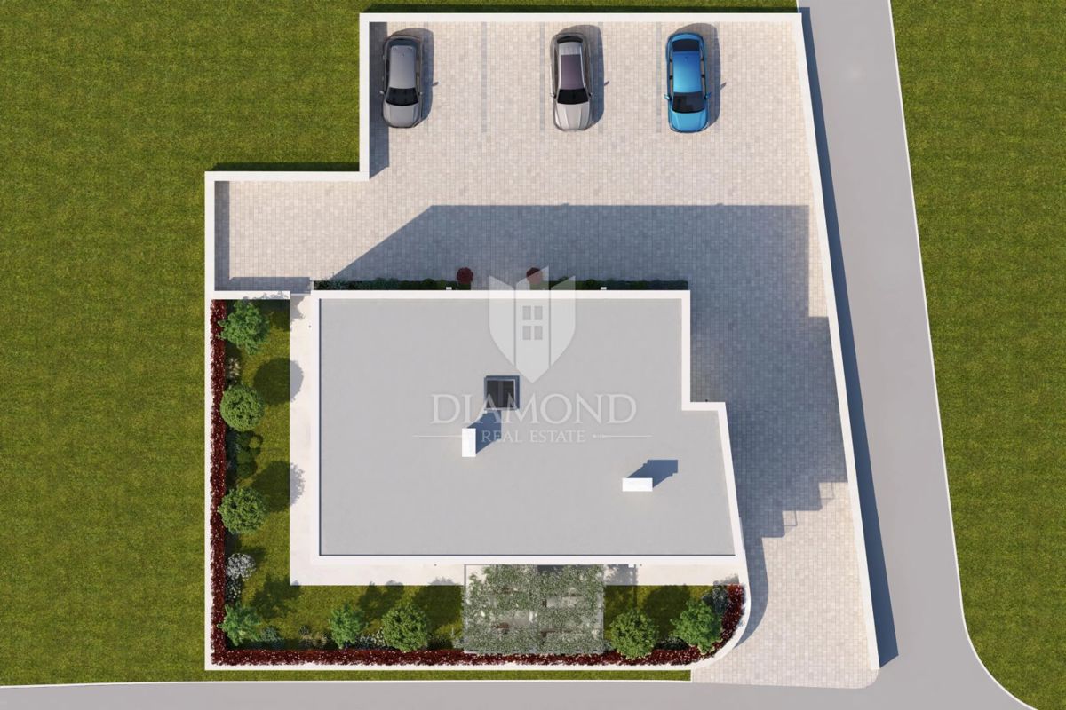 Umag, okolica, novo stanovanje 78 m2 v majhni stavbi na robu vasi