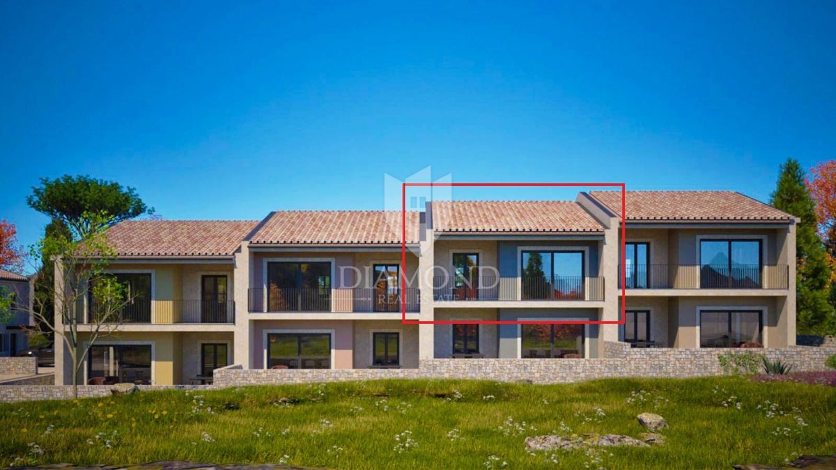 Dve spalnici, balkon, parkirno mesto. Blizu Rovinja