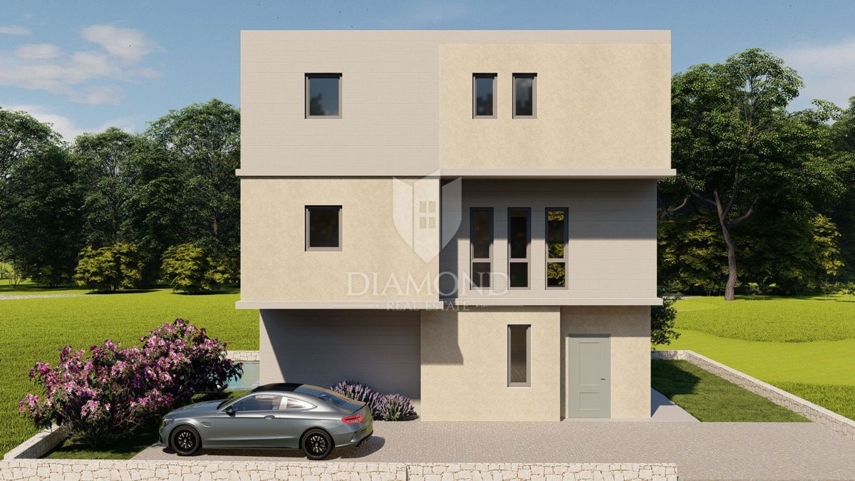 Pulj, Novogradnja – Dvosobno Stanovanje z Balkonom in Parkiriščem!