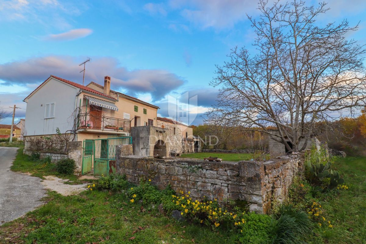 Avtohtona rezidenca, kamnita hiša z veliko parcelo/okolico