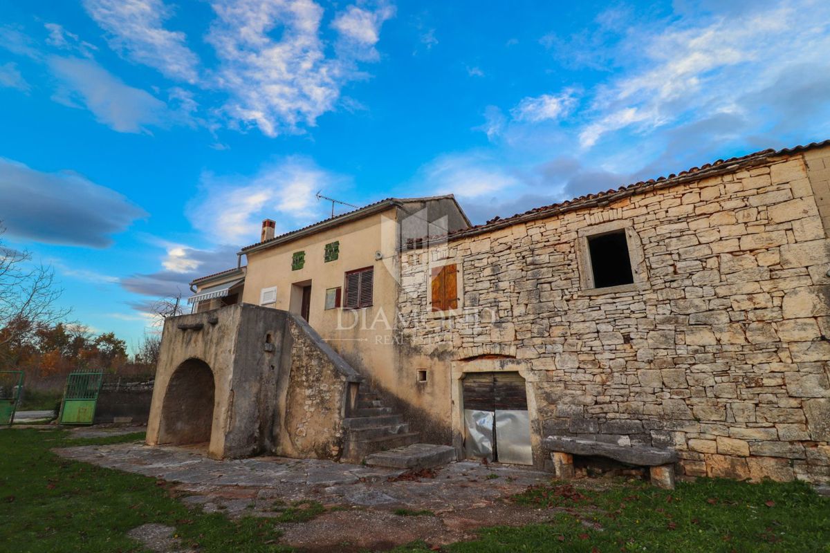 Avtohtona rezidenca, kamnita hiša z veliko parcelo/okolico